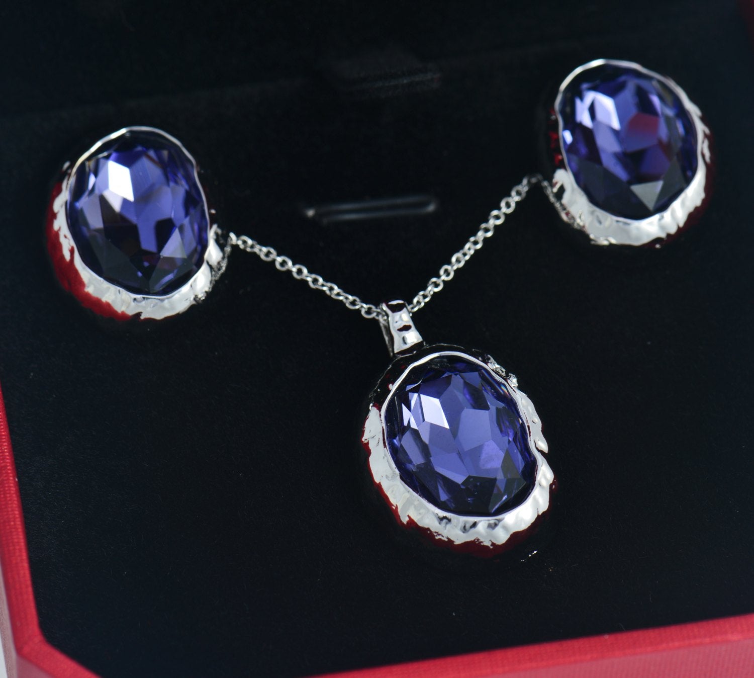 Necklace and Earrings Matching Set