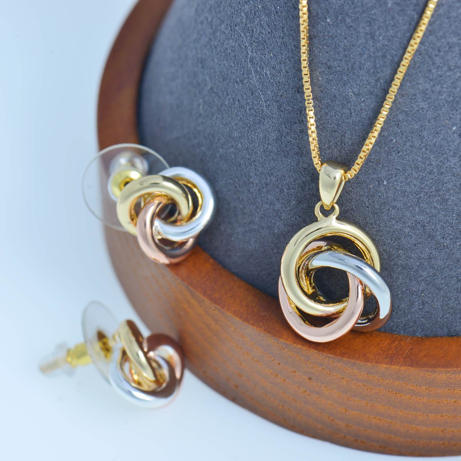 Necklace and Earrings Matching Set