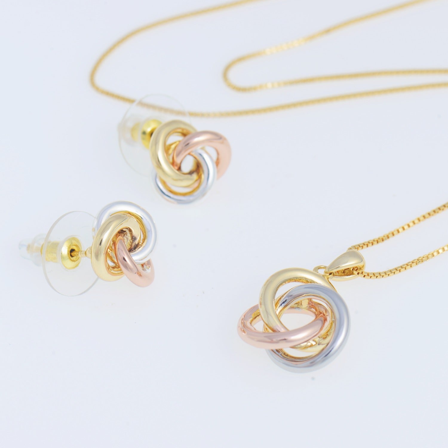 Necklace and Earrings Matching Set