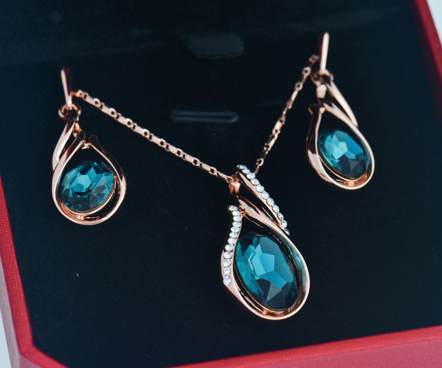 Necklace And Earrings Matching Set