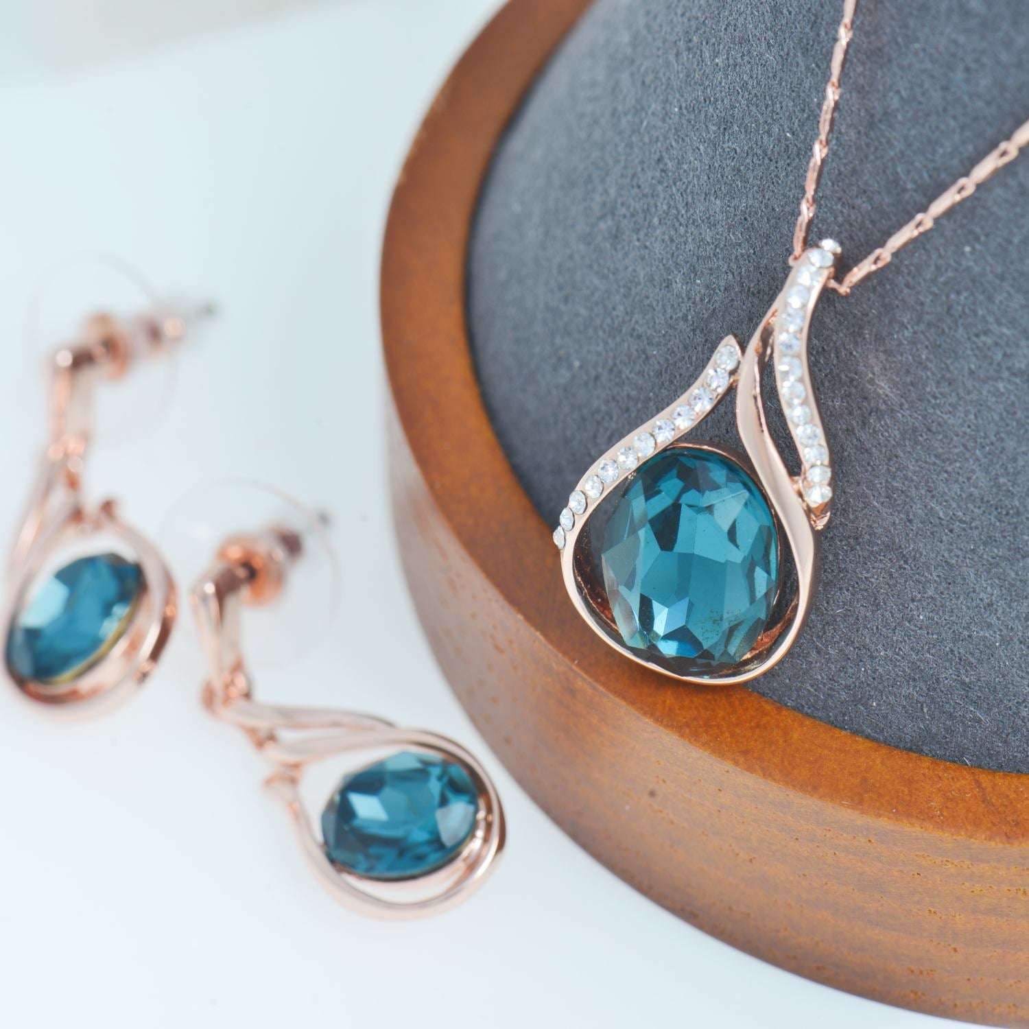 Necklace And Earrings Matching Set