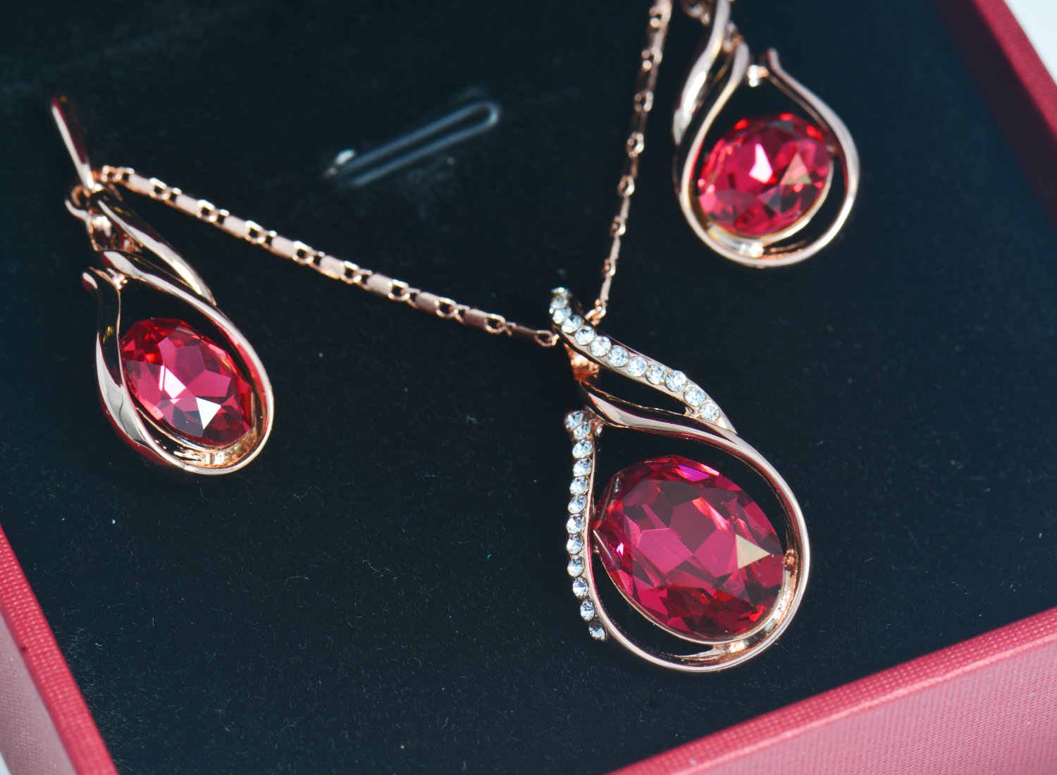 Necklace And Earrings Matching Set