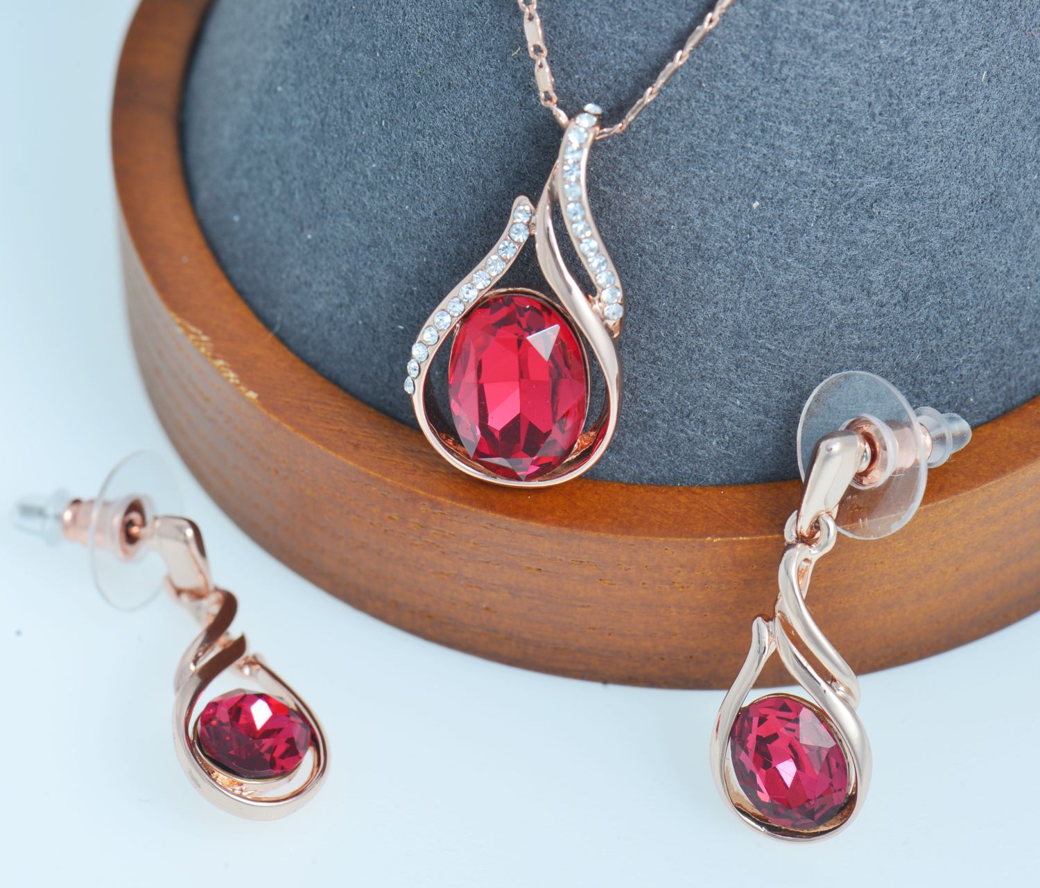 Necklace And Earrings Matching Set