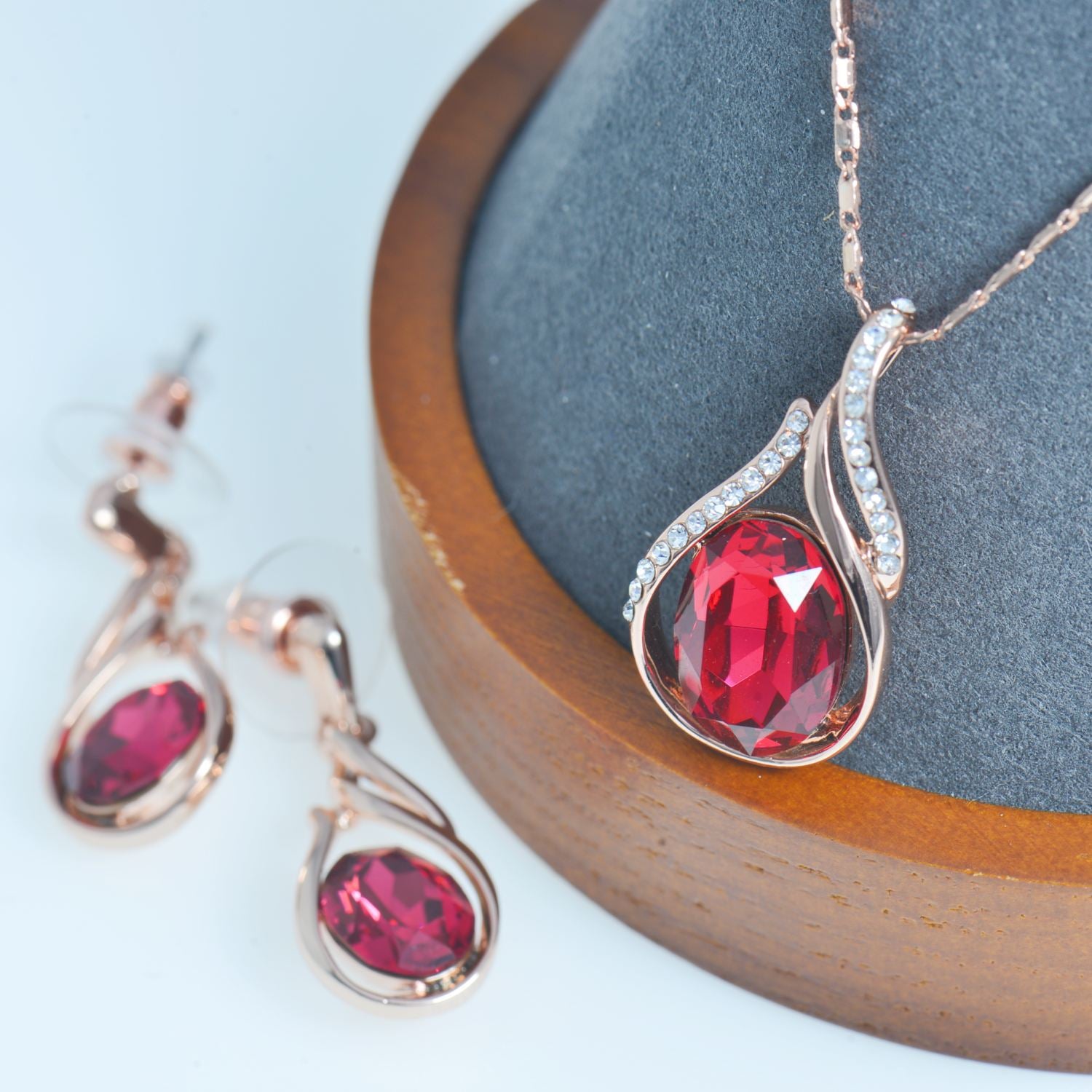 Necklace And Earrings Matching Set