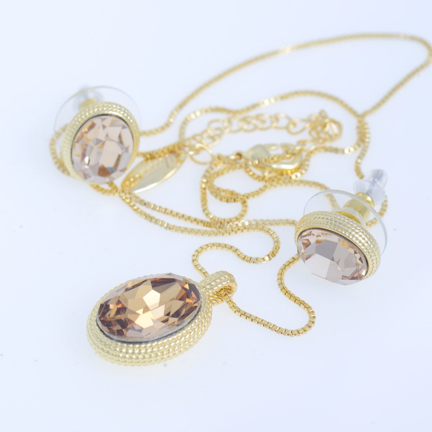 Necklace and Earrings Matching Set