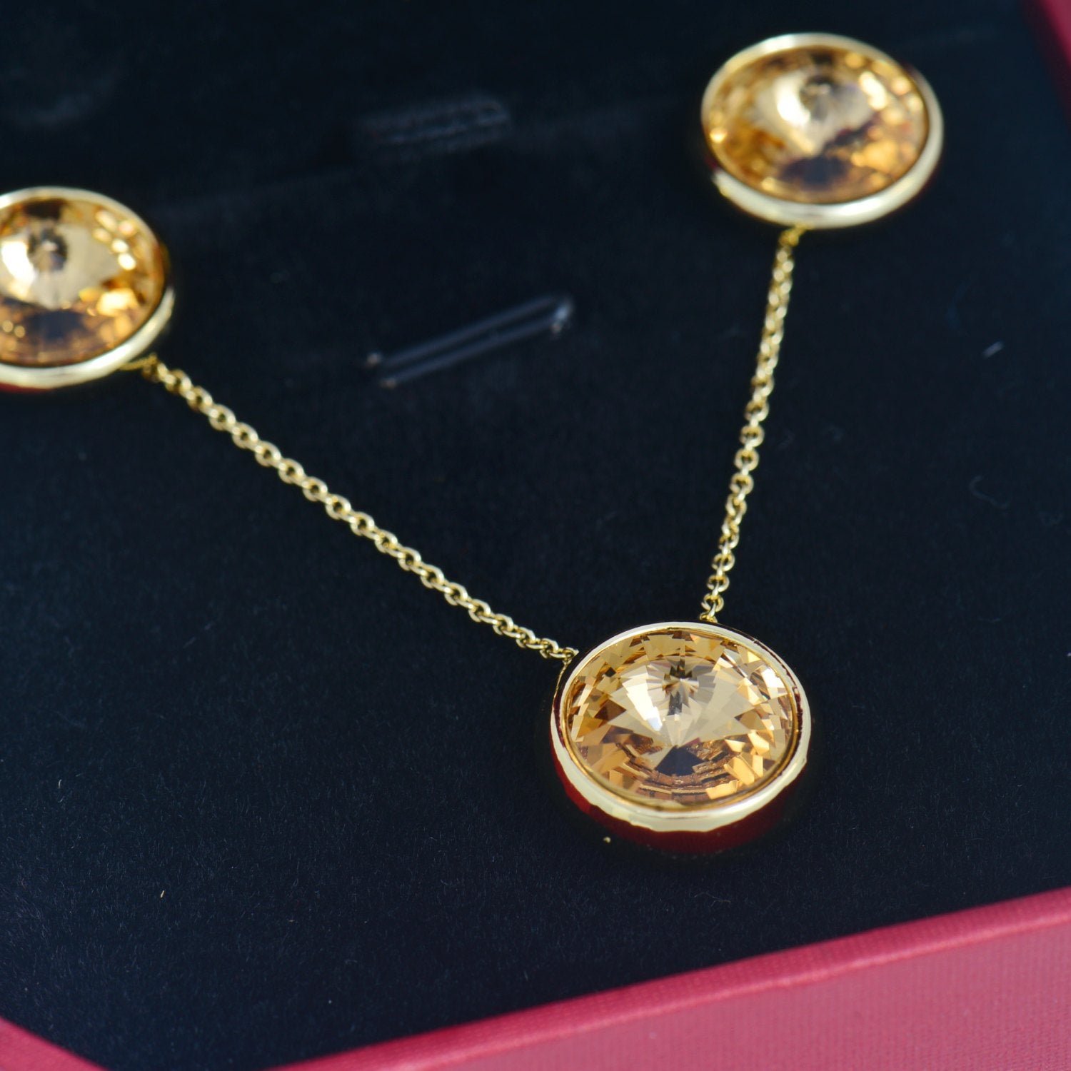 Necklace and Earrings Matching Set