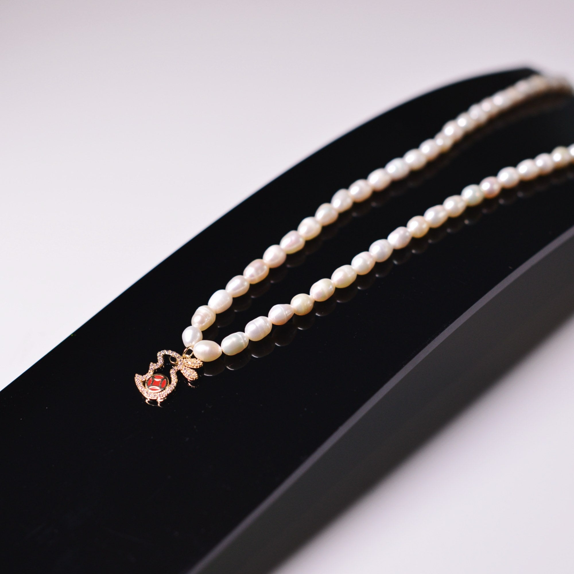 Lucky Rabbit Freshwater Pearl Necklace