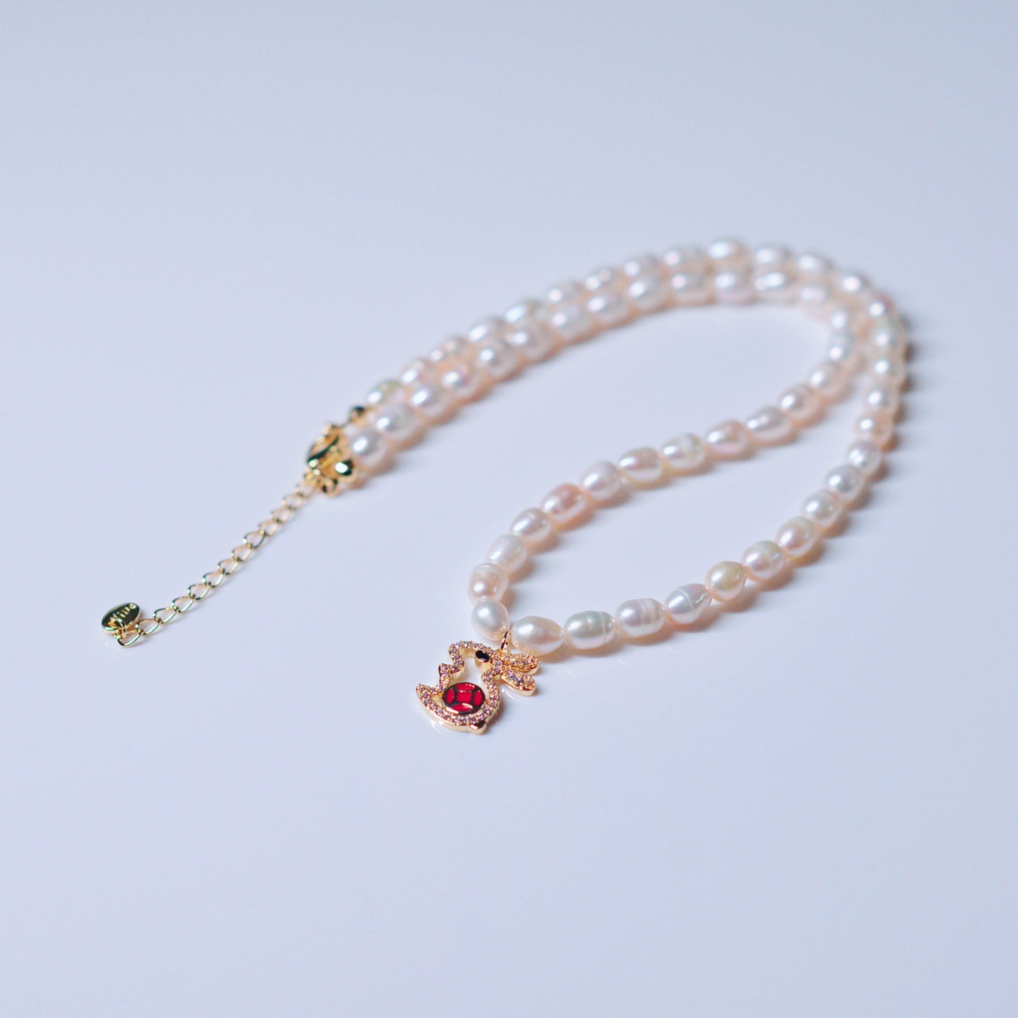 Lucky Rabbit Freshwater Pearl Necklace
