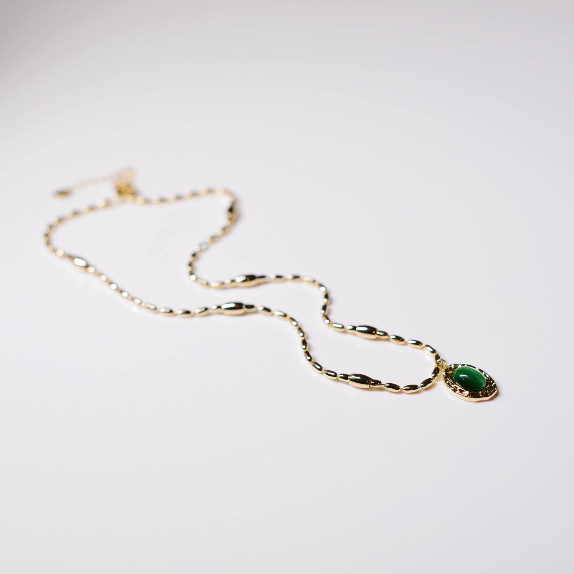 Lab Opal Pendant Necklace