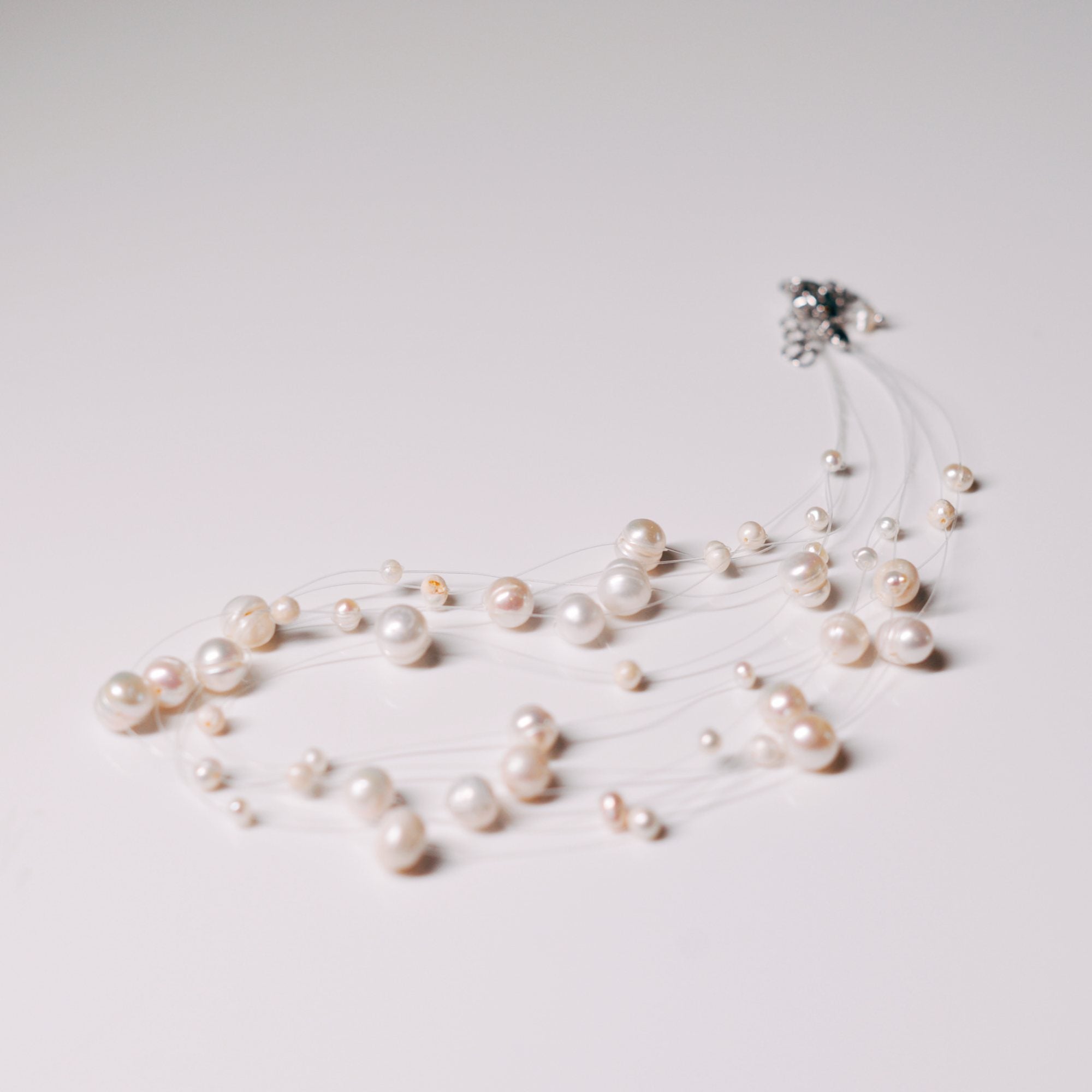 Baby's Breath freshwater pearl necklace