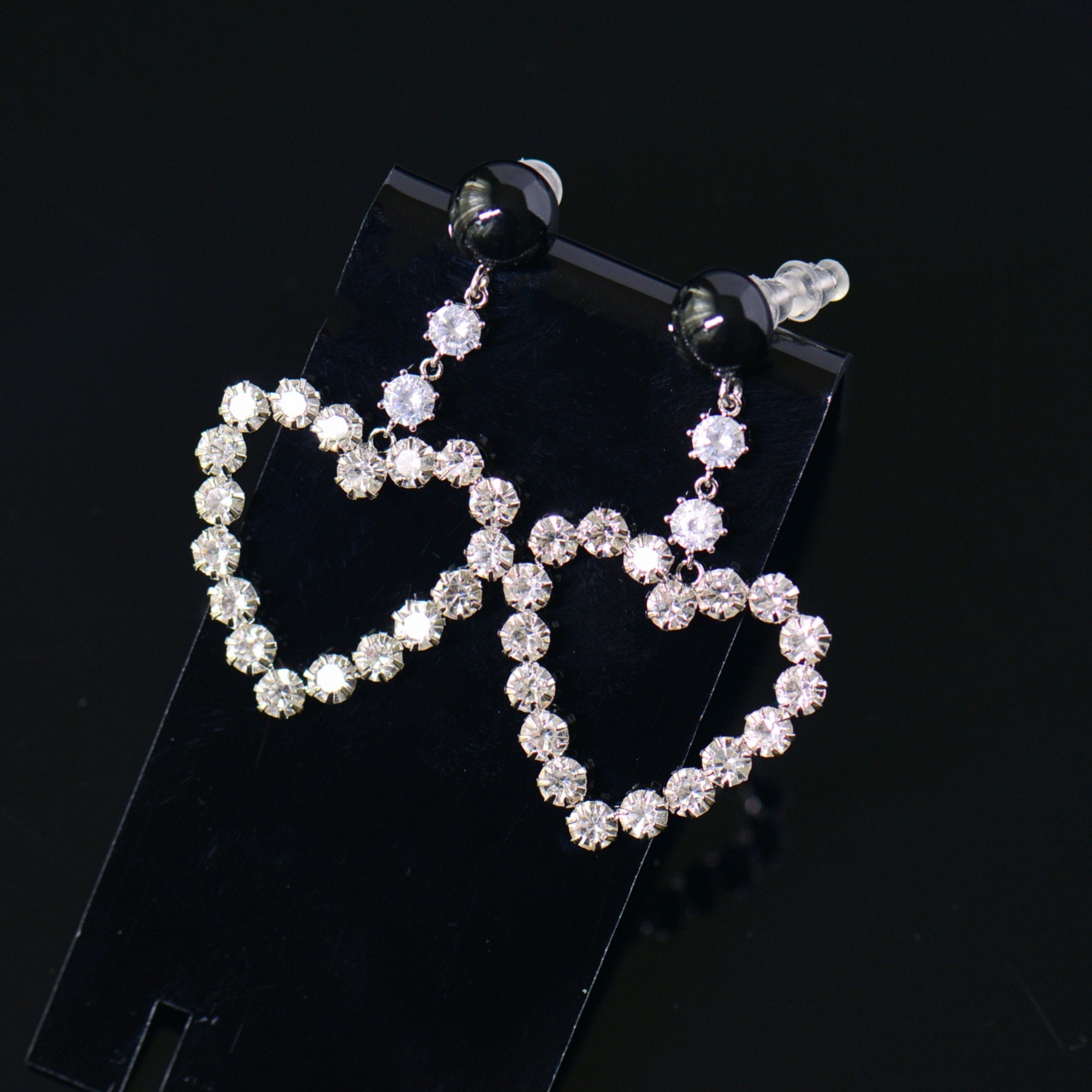 Heart Chandelier Earrings