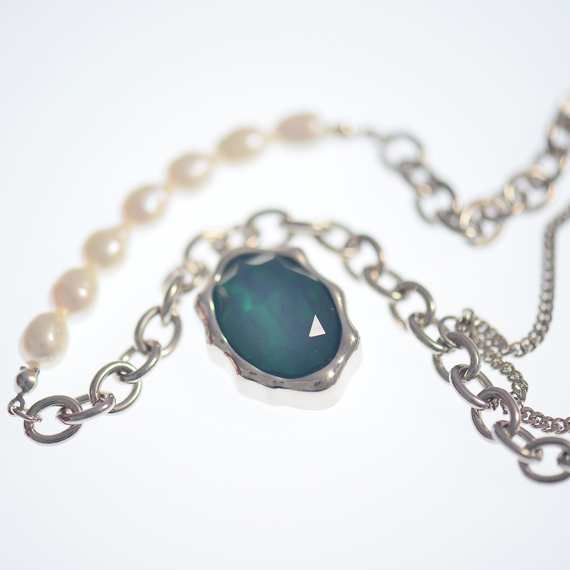 Emerald Pendant Necklace