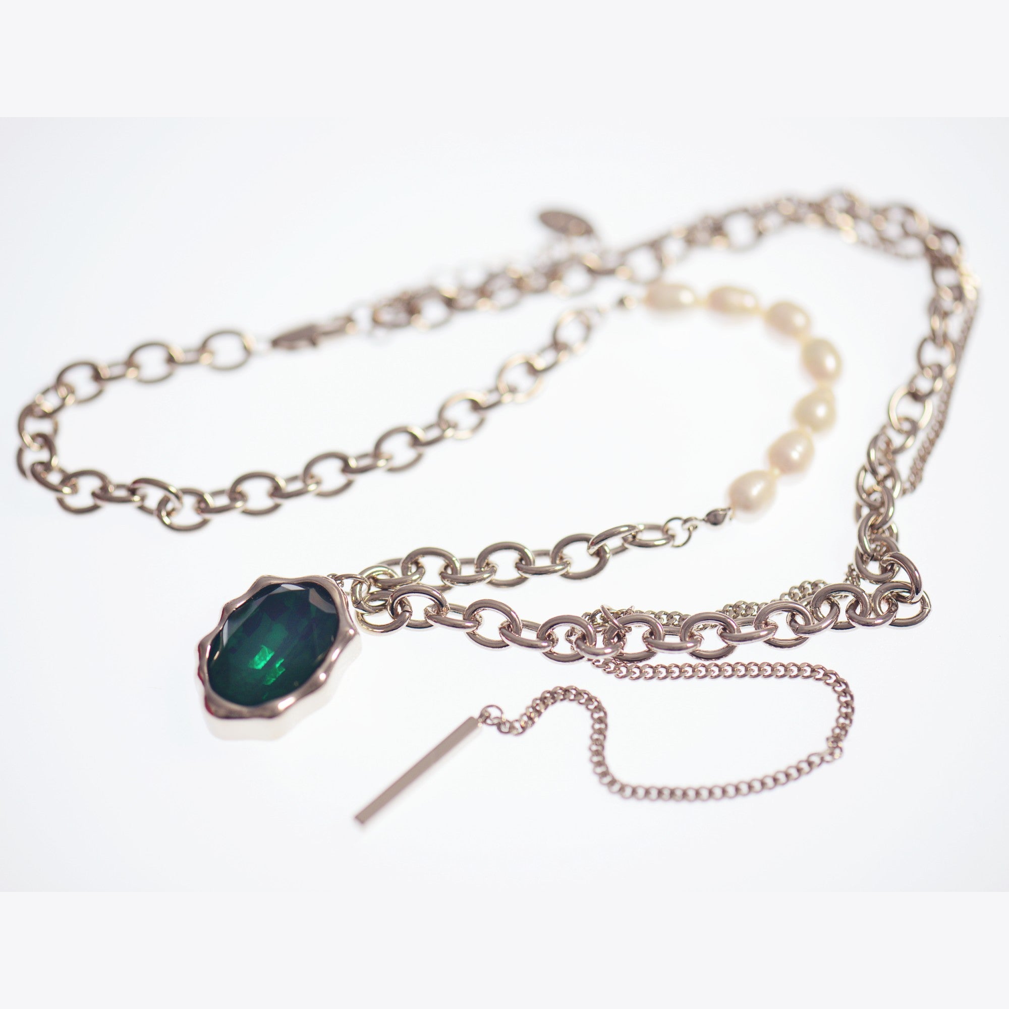 Emerald Pendant Necklace