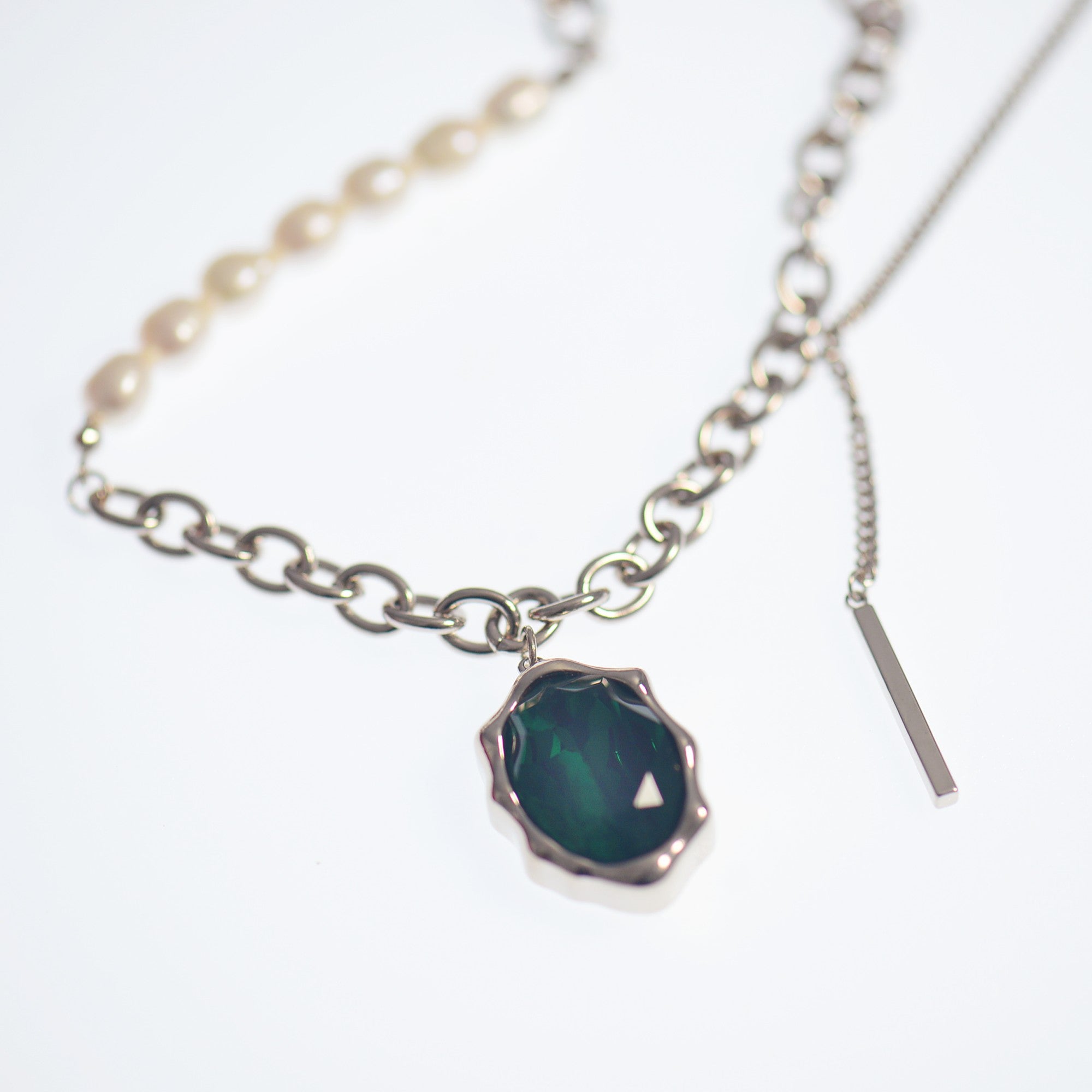 Emerald Pendant Necklace