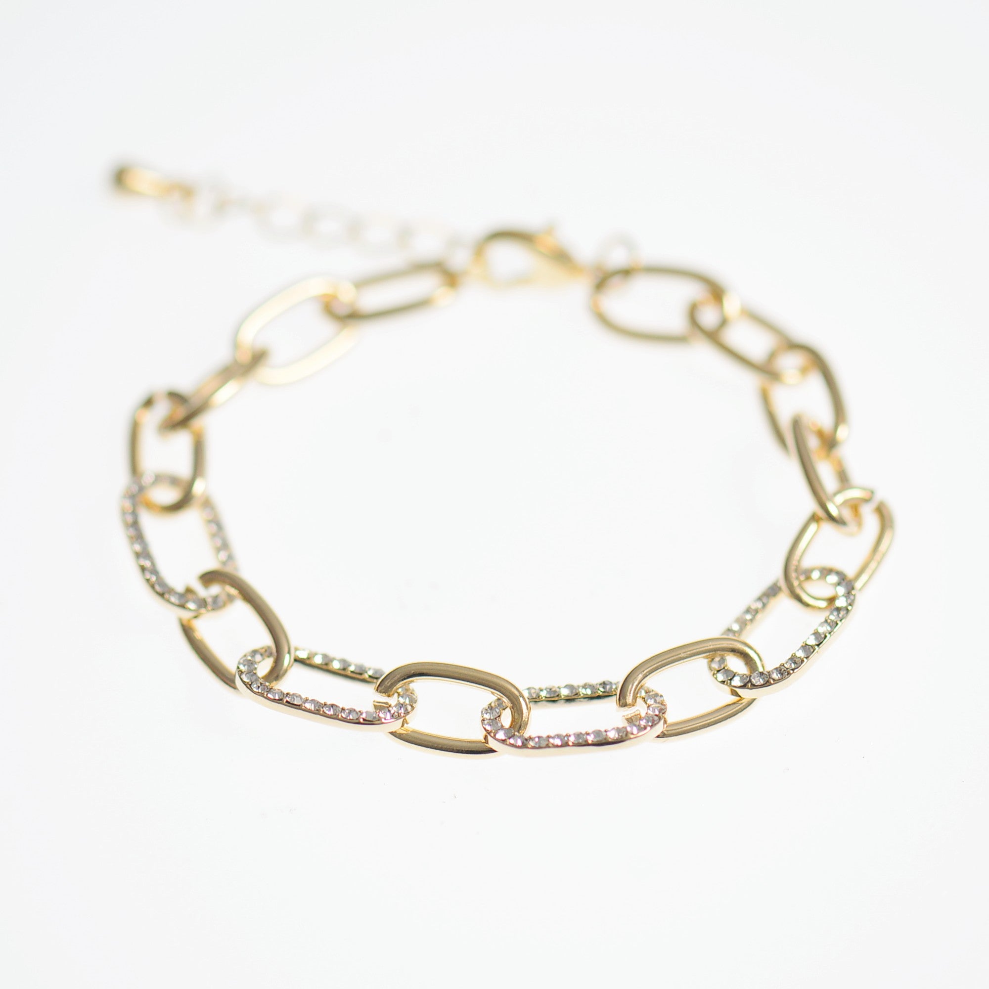 CZ Link Chain Bracelet