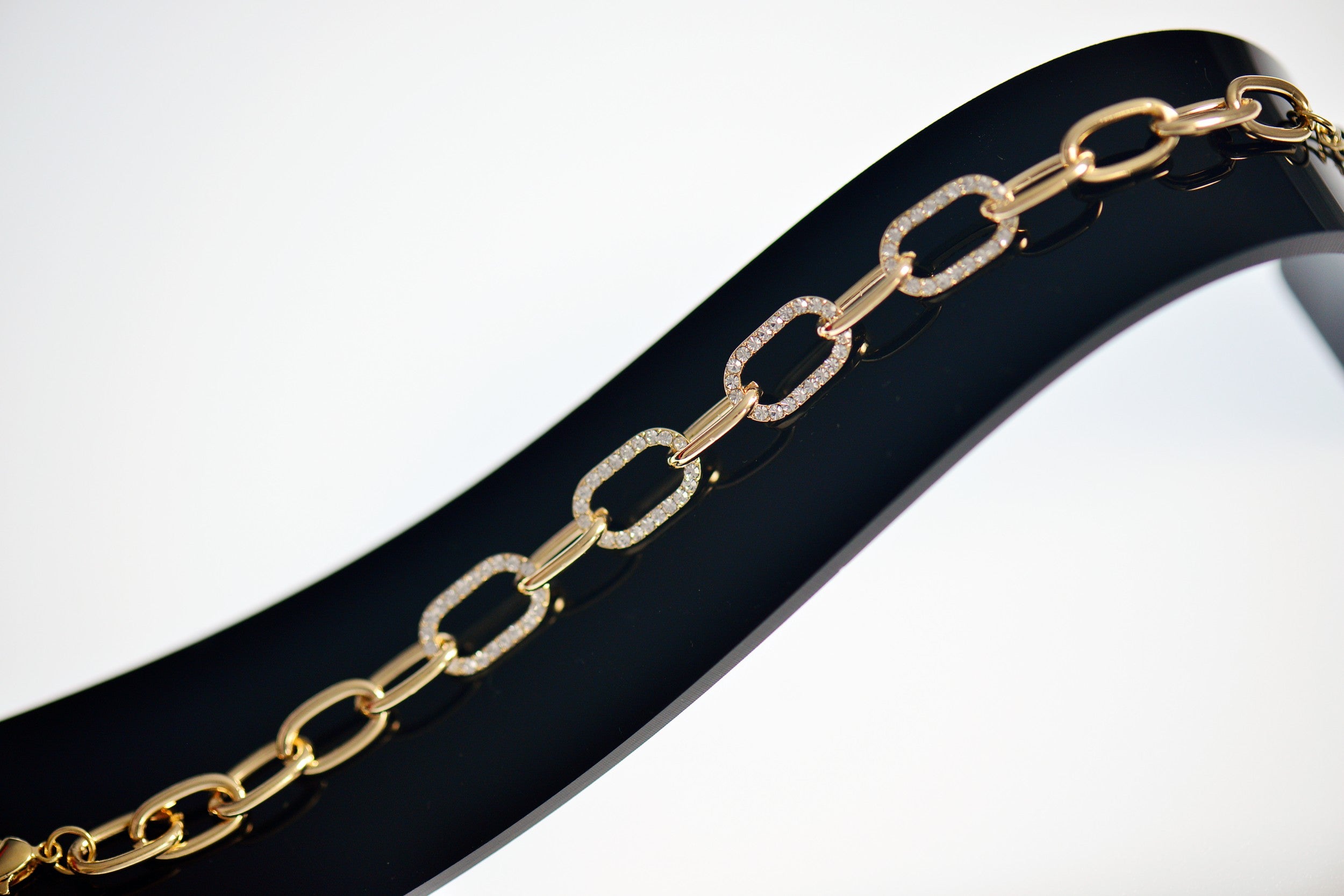 CZ Link Chain Bracelet
