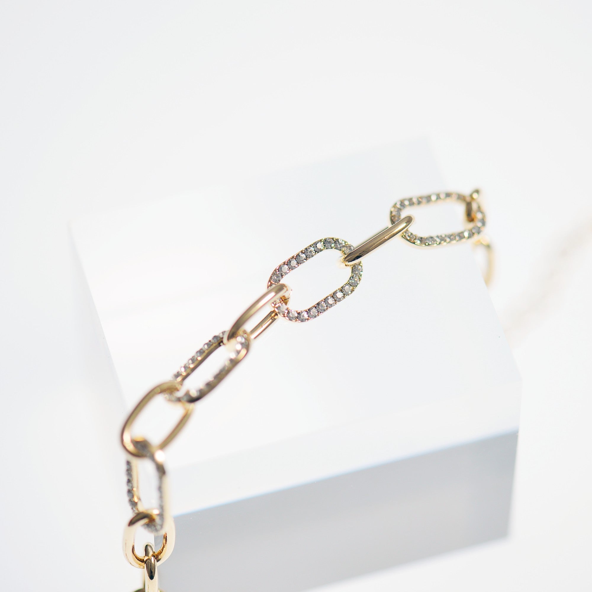 CZ Link Chain Bracelet