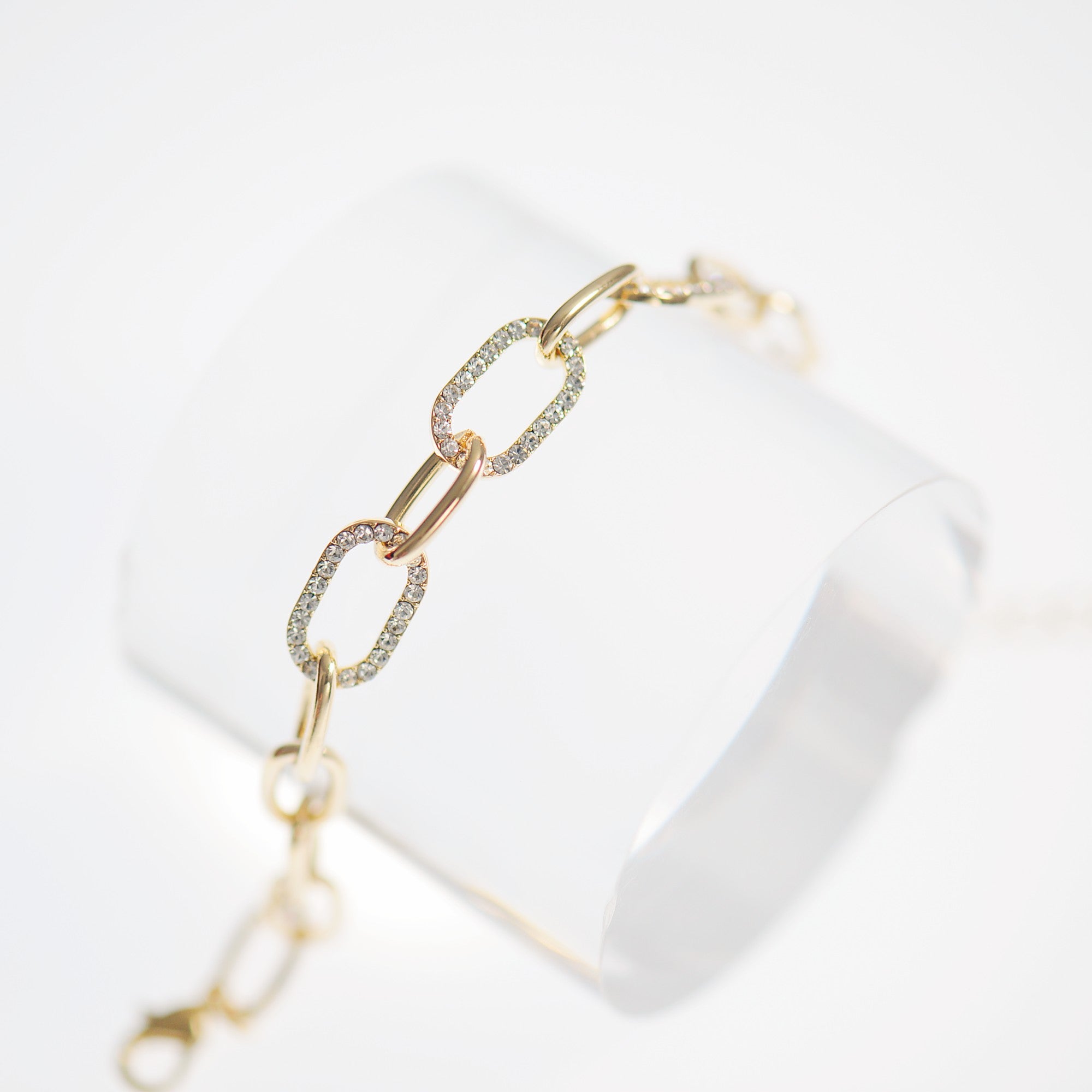 CZ Link Chain Bracelet