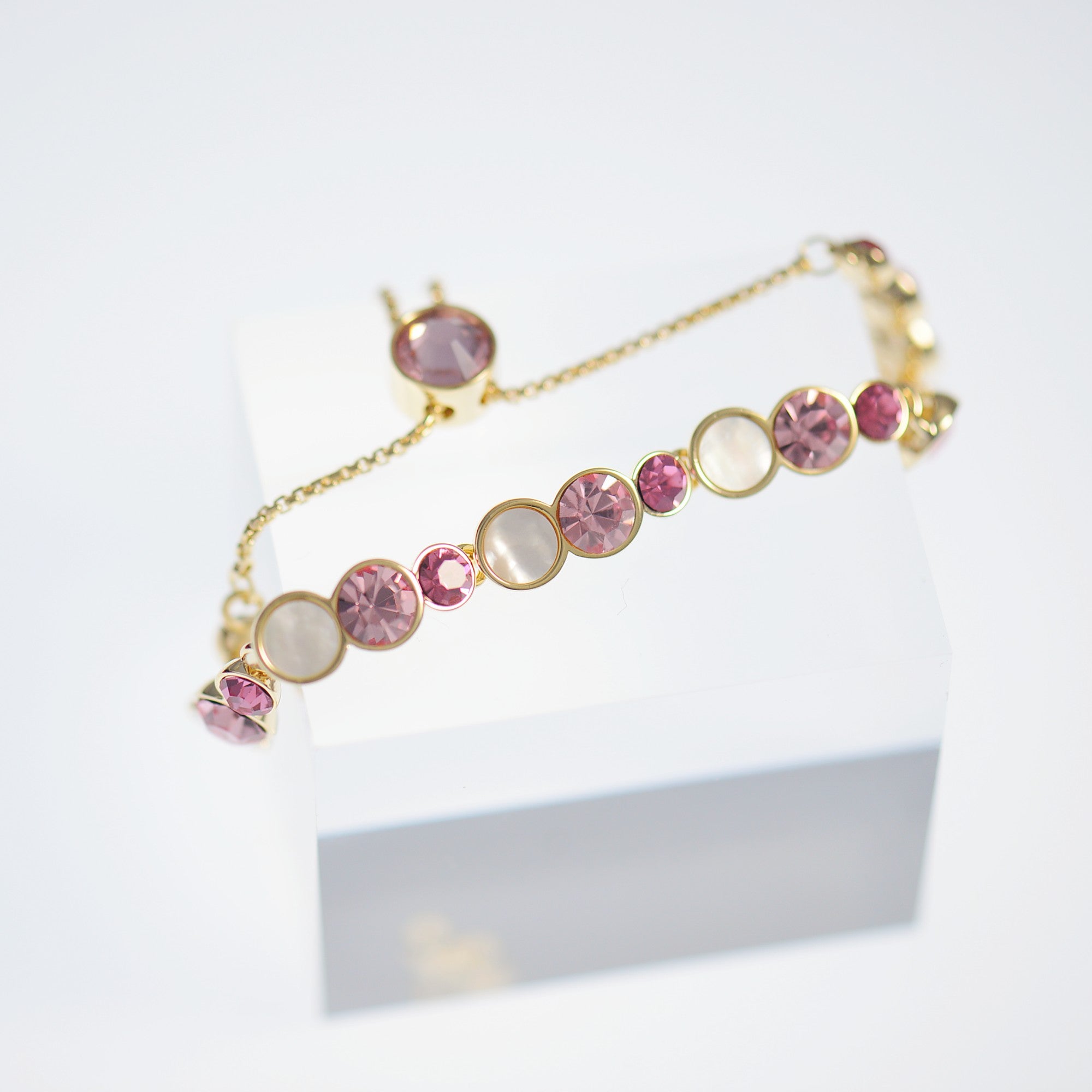 CZ and mother pearl Bracelet