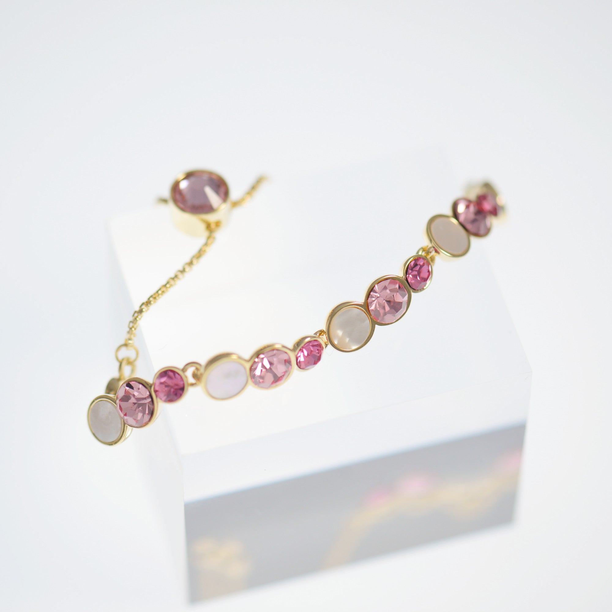 CZ and mother pearl Bracelet