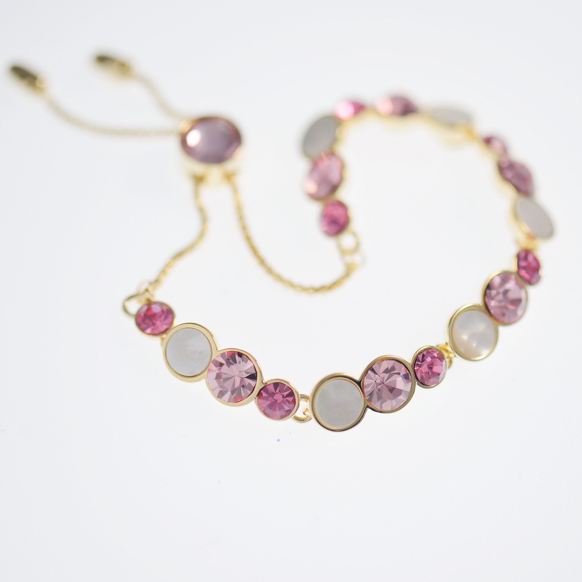 CZ and mother pearl Bracelet