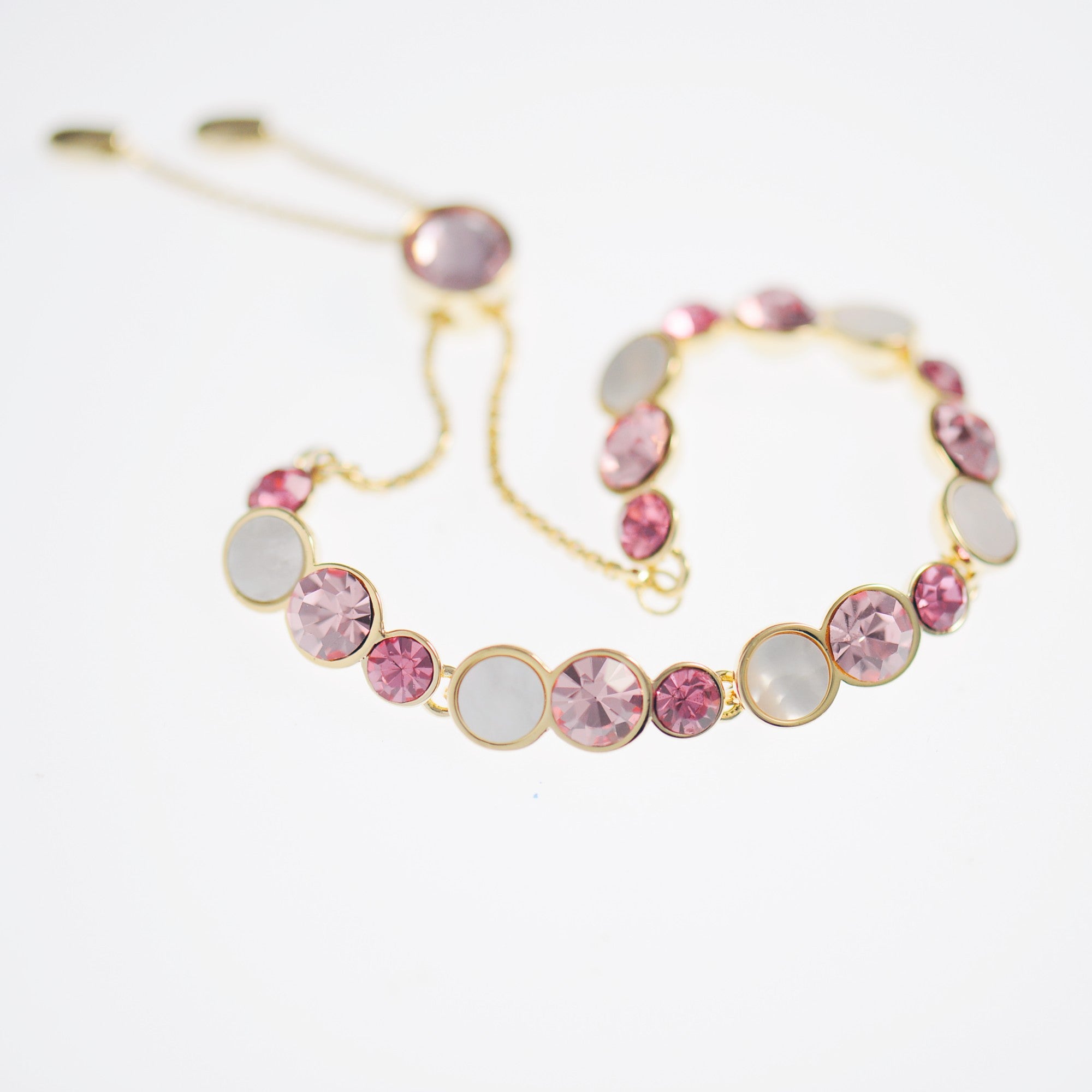 CZ and mother pearl Bracelet