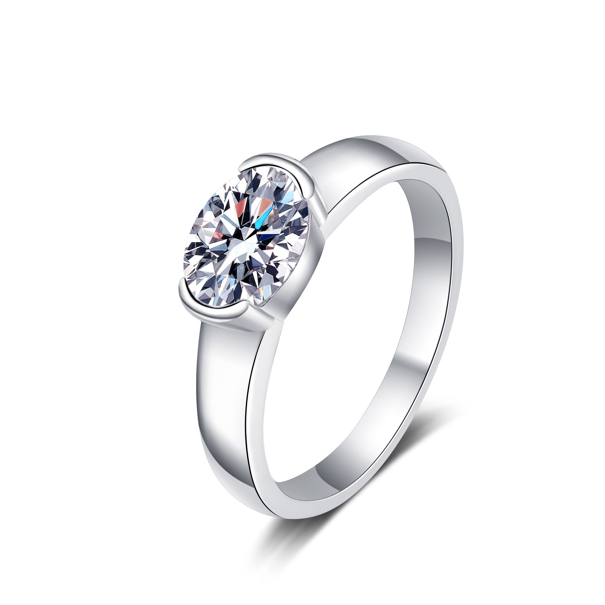 Moissanite Diamond Ring