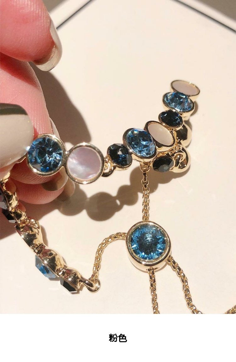 CZ and mother pearl Bracelet