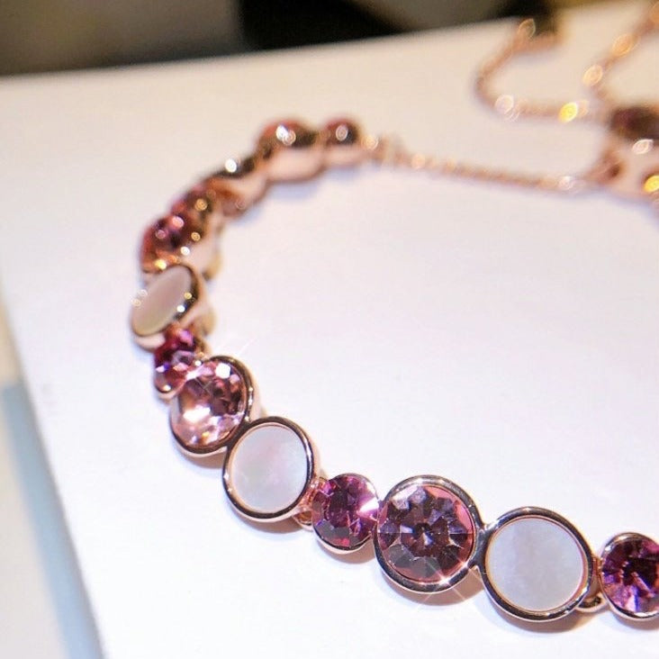 CZ and mother pearl Bracelet