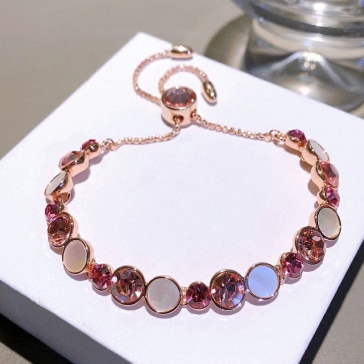 CZ and mother pearl Bracelet