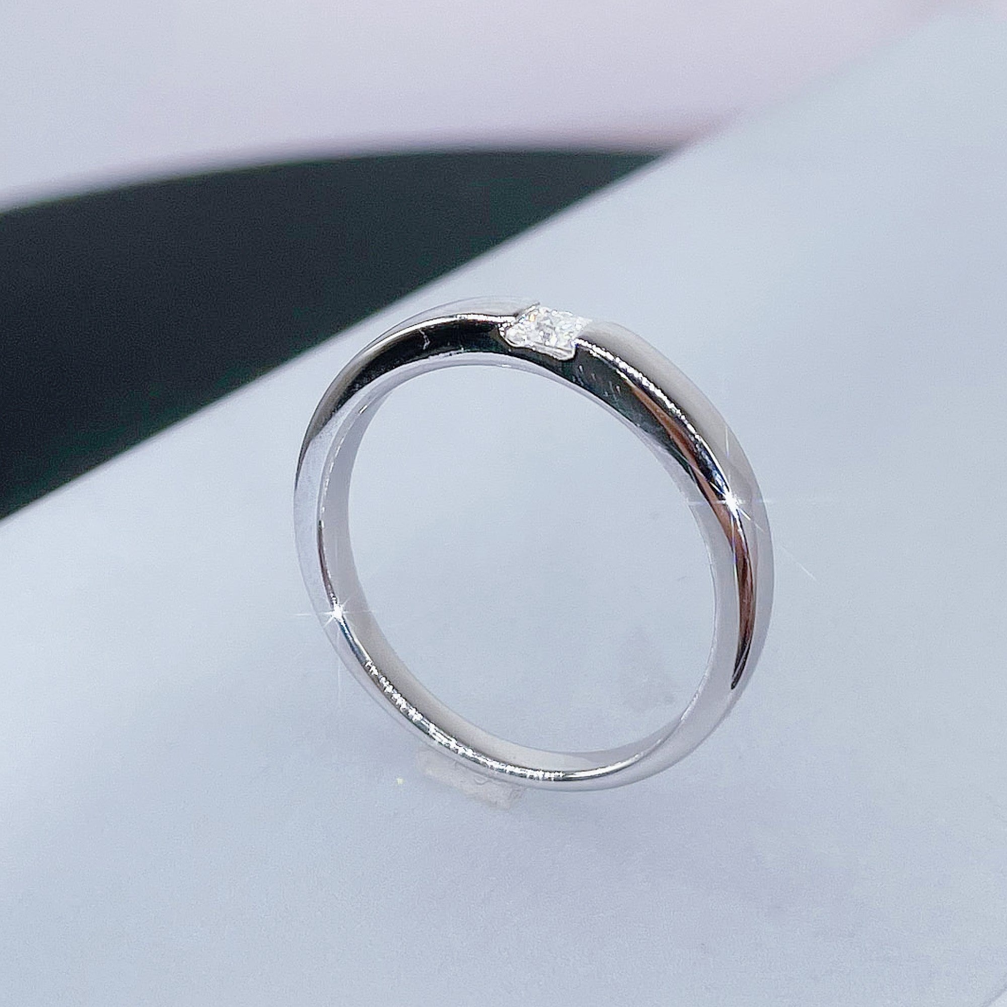 Moissanite Diamond Ring