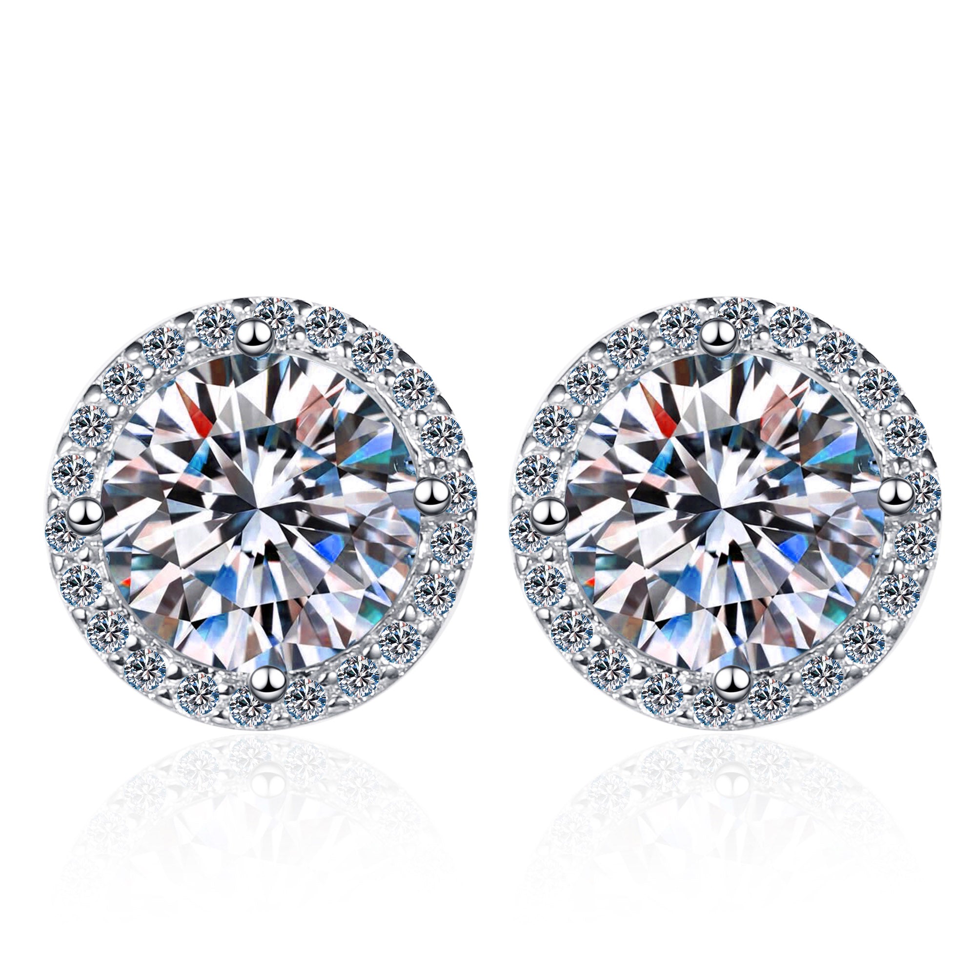 Moissanite Diamond Classic Stud