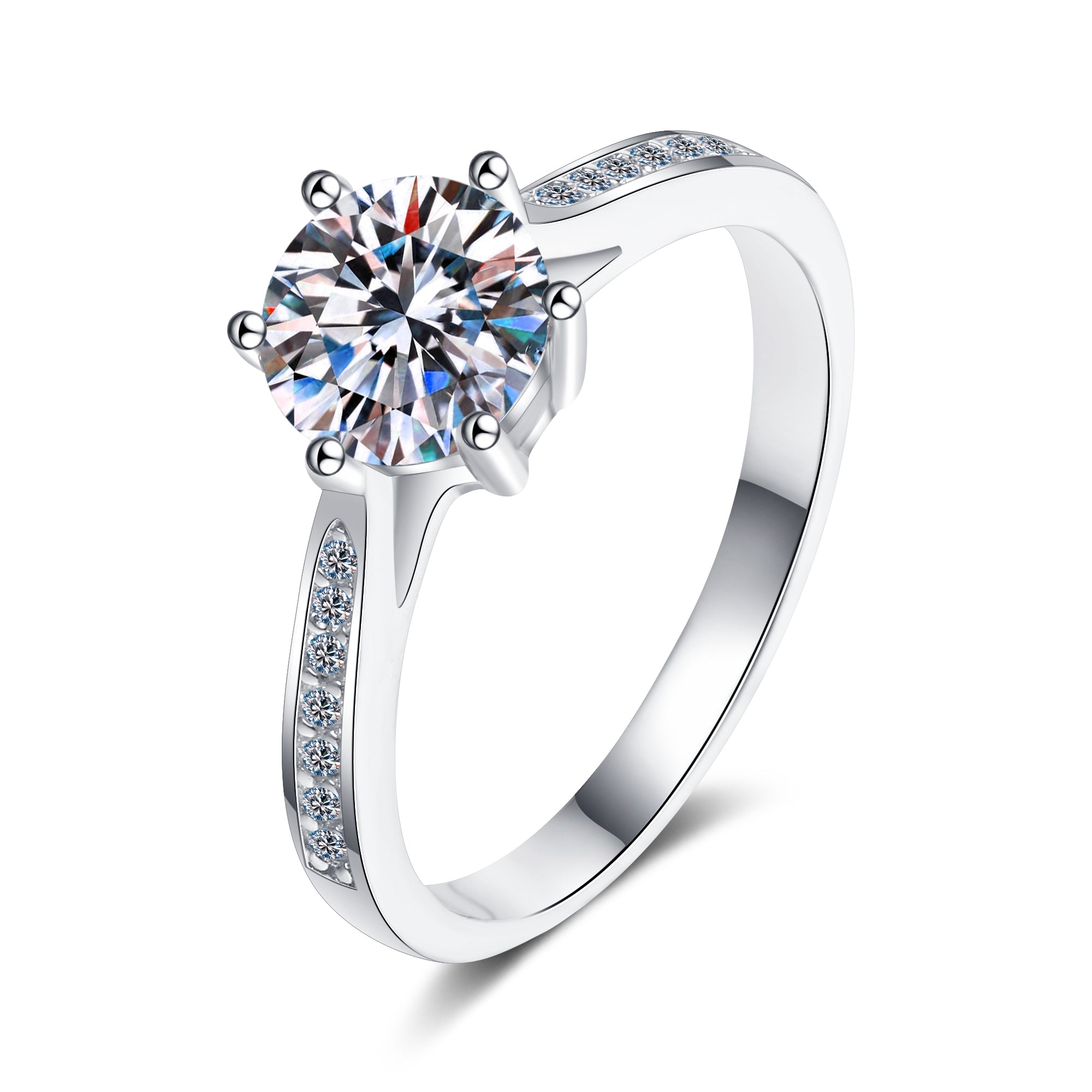 Moissanite Diamond Ring