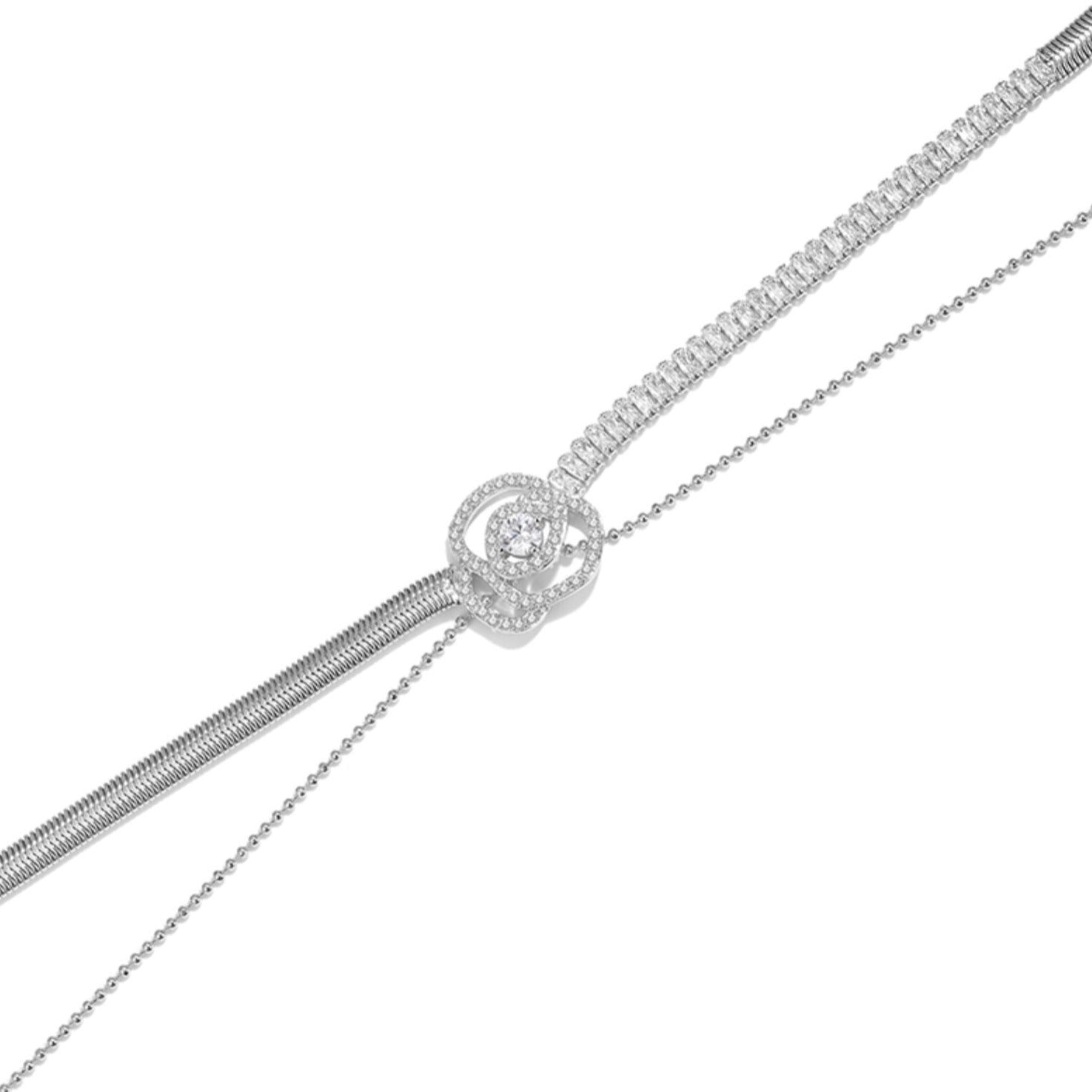 Camellia Blossom Choker Necklace