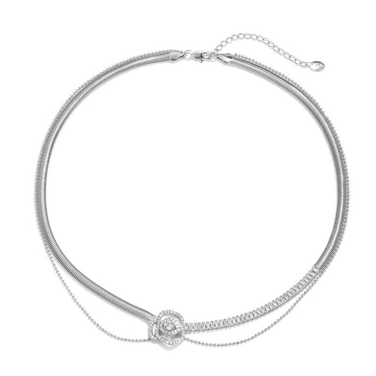 Camellia Blossom Choker Necklace