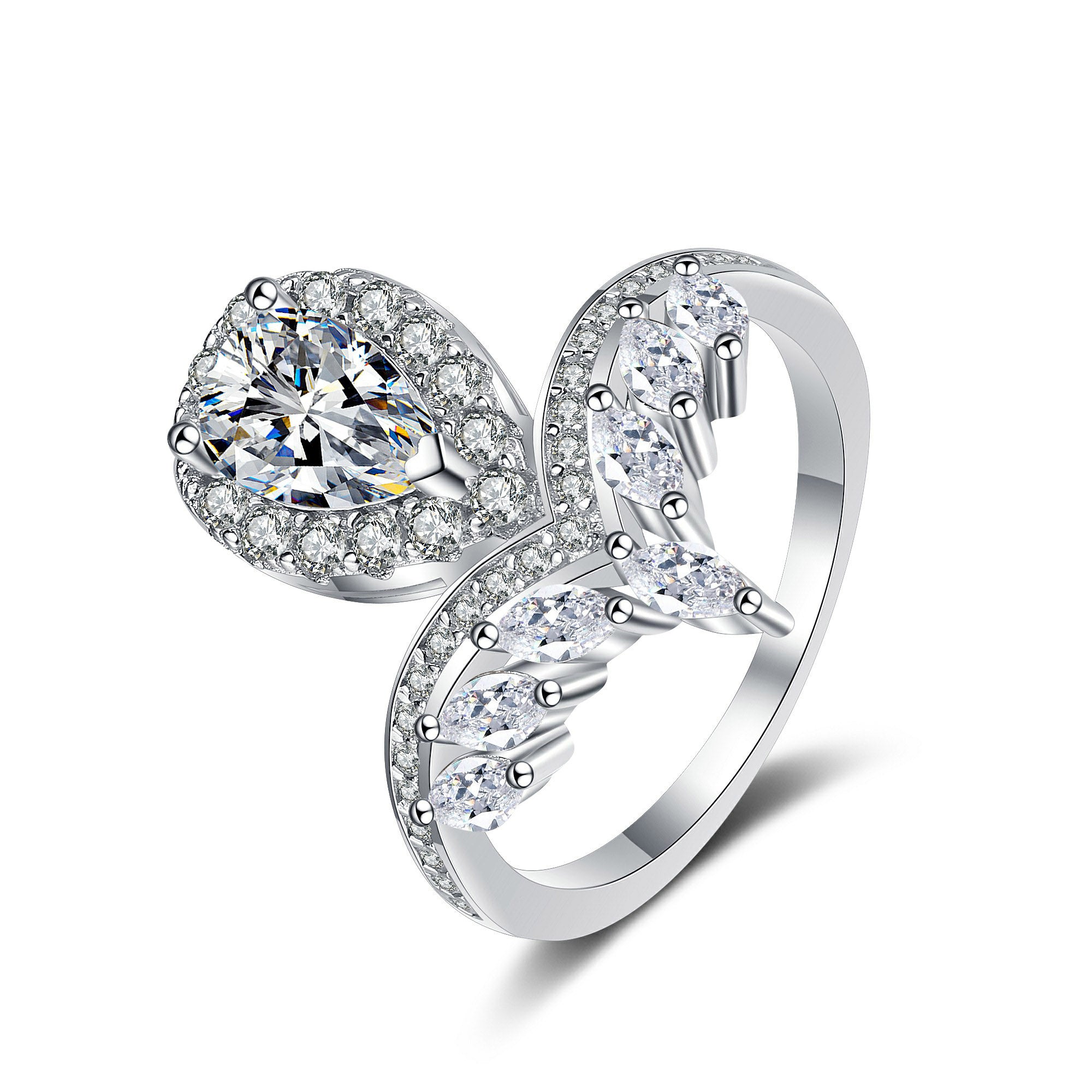 Moissanite Diamond Engagement Ring