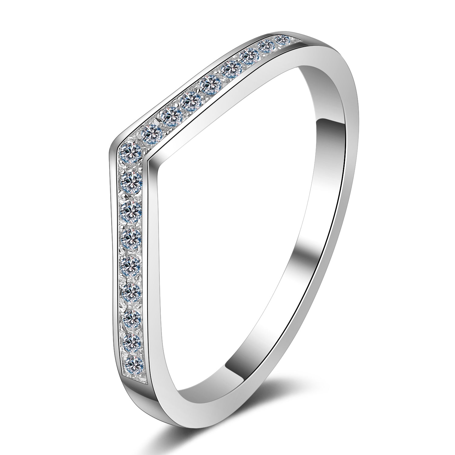 Moissanite Diamond Ring