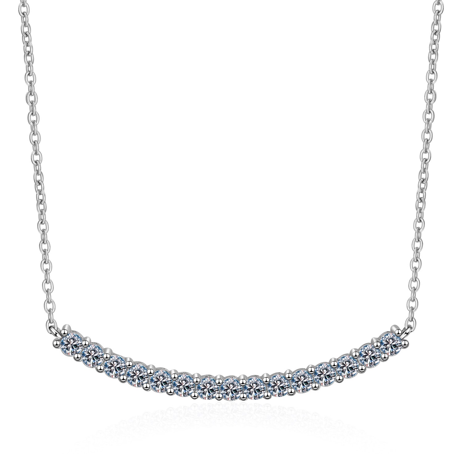 Moissanite diamond Tennis Necklace