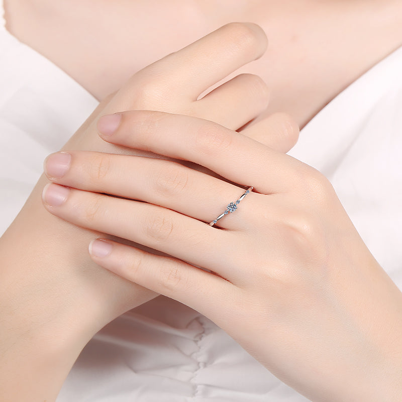 Moissanite Diamond Ring