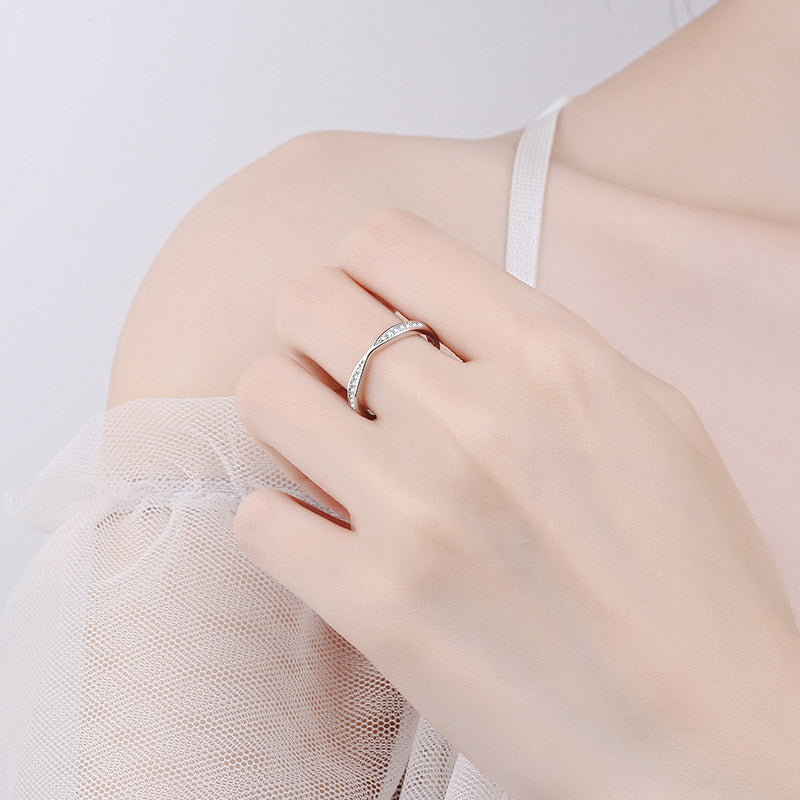 Moissanite Diamond Ring