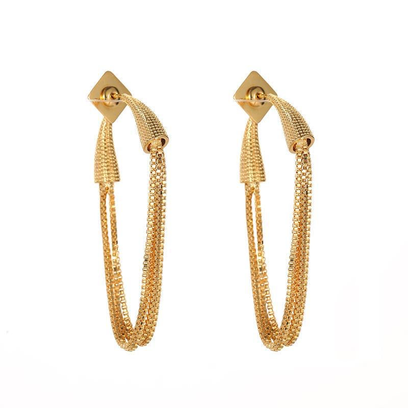 Gilded Glamour -Tassel Earrings