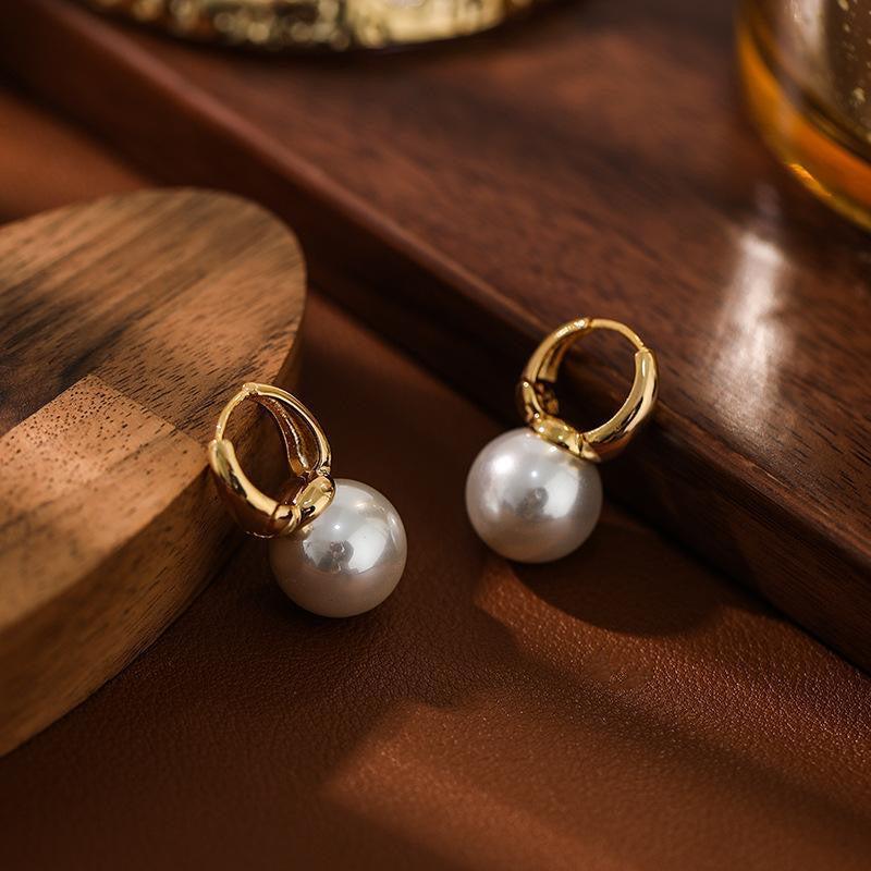 Elegant and Alluring pearl drop earrings