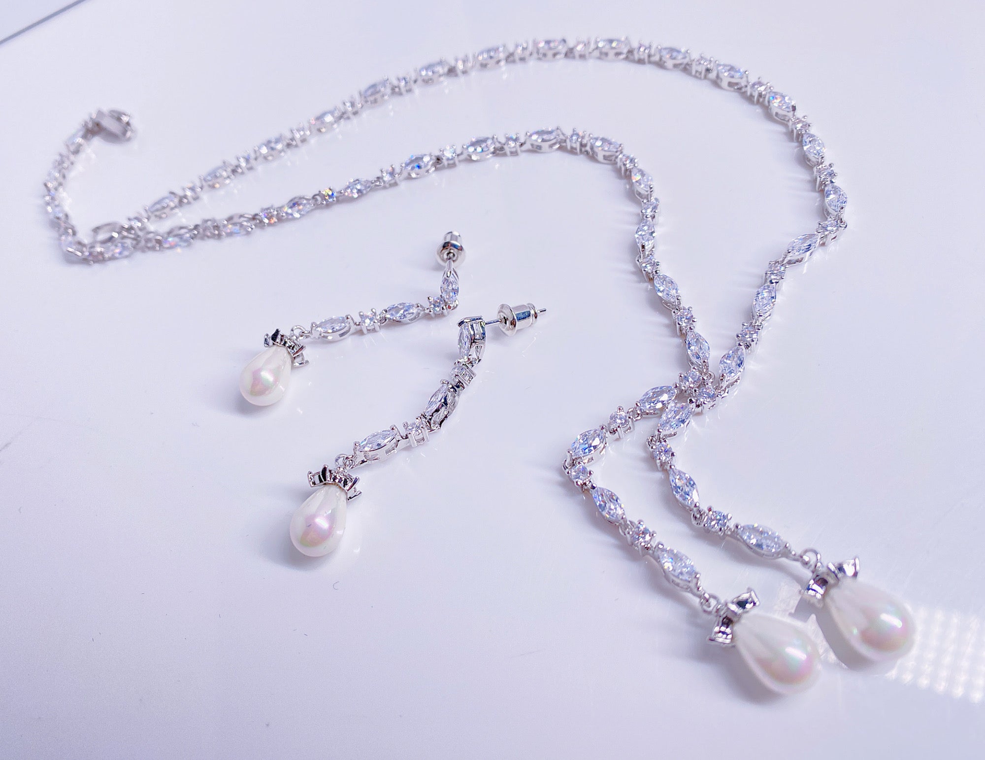 Bridal wedding jewelry set