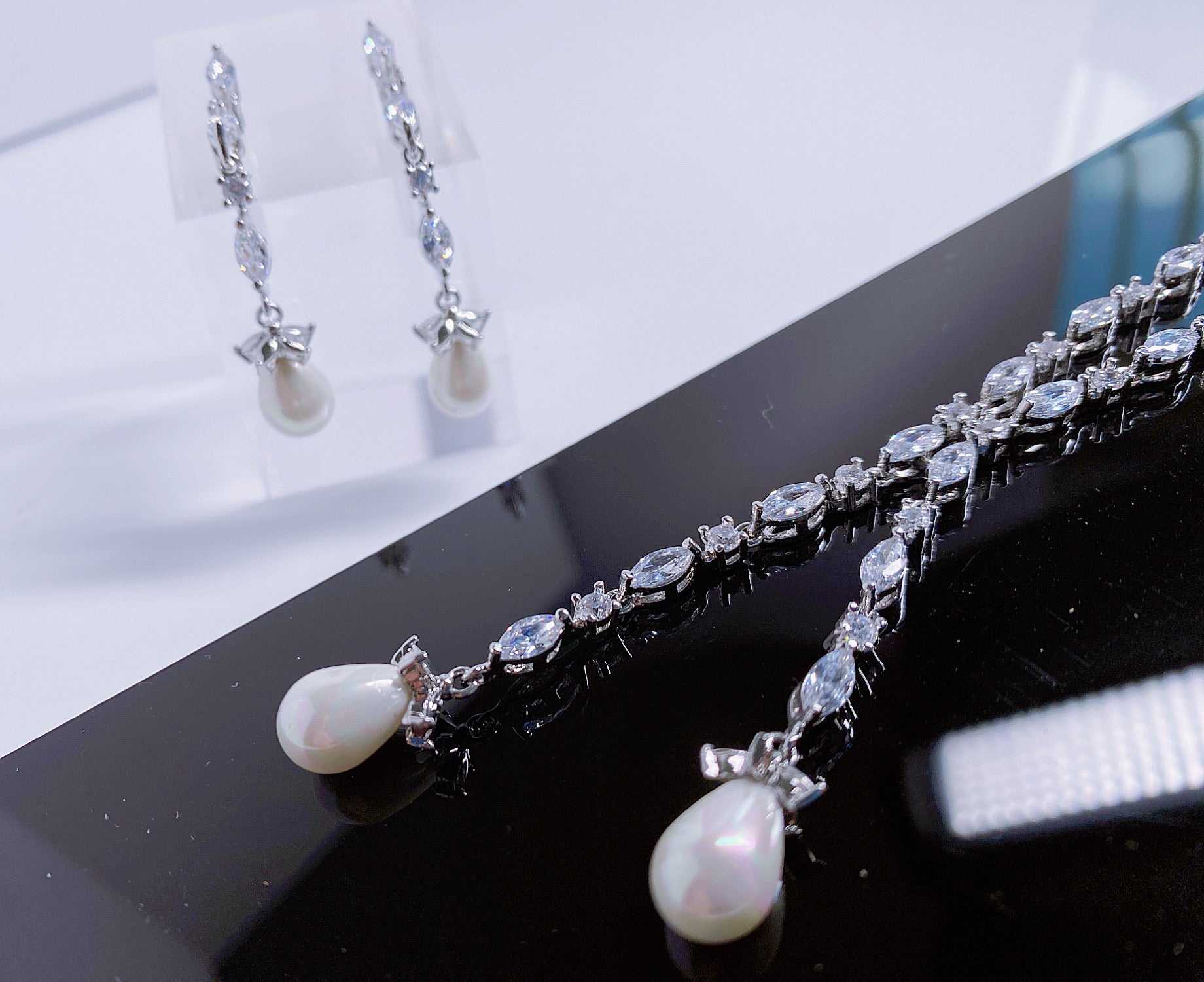 Bridal wedding jewelry set