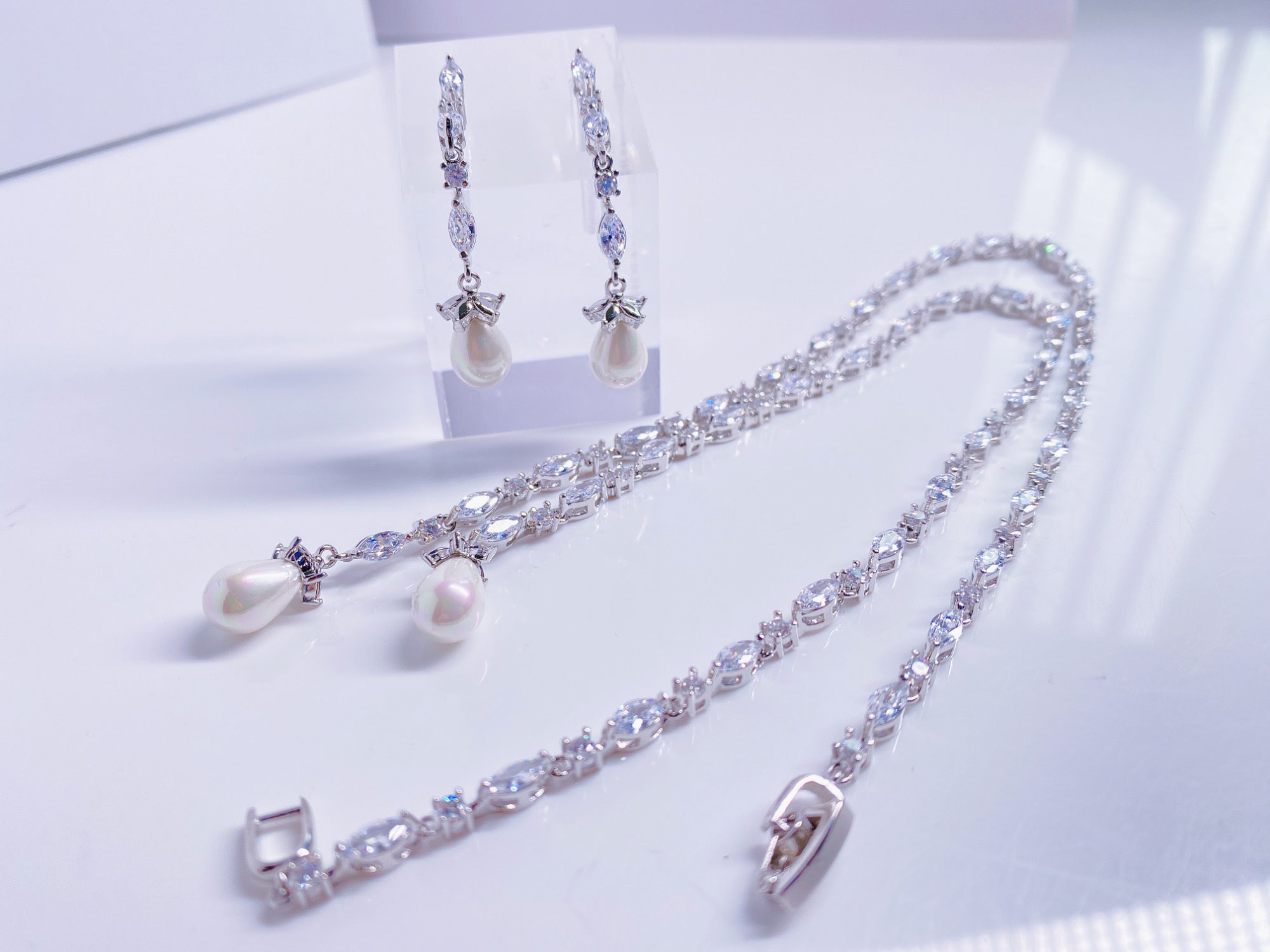 Bridal wedding jewelry set