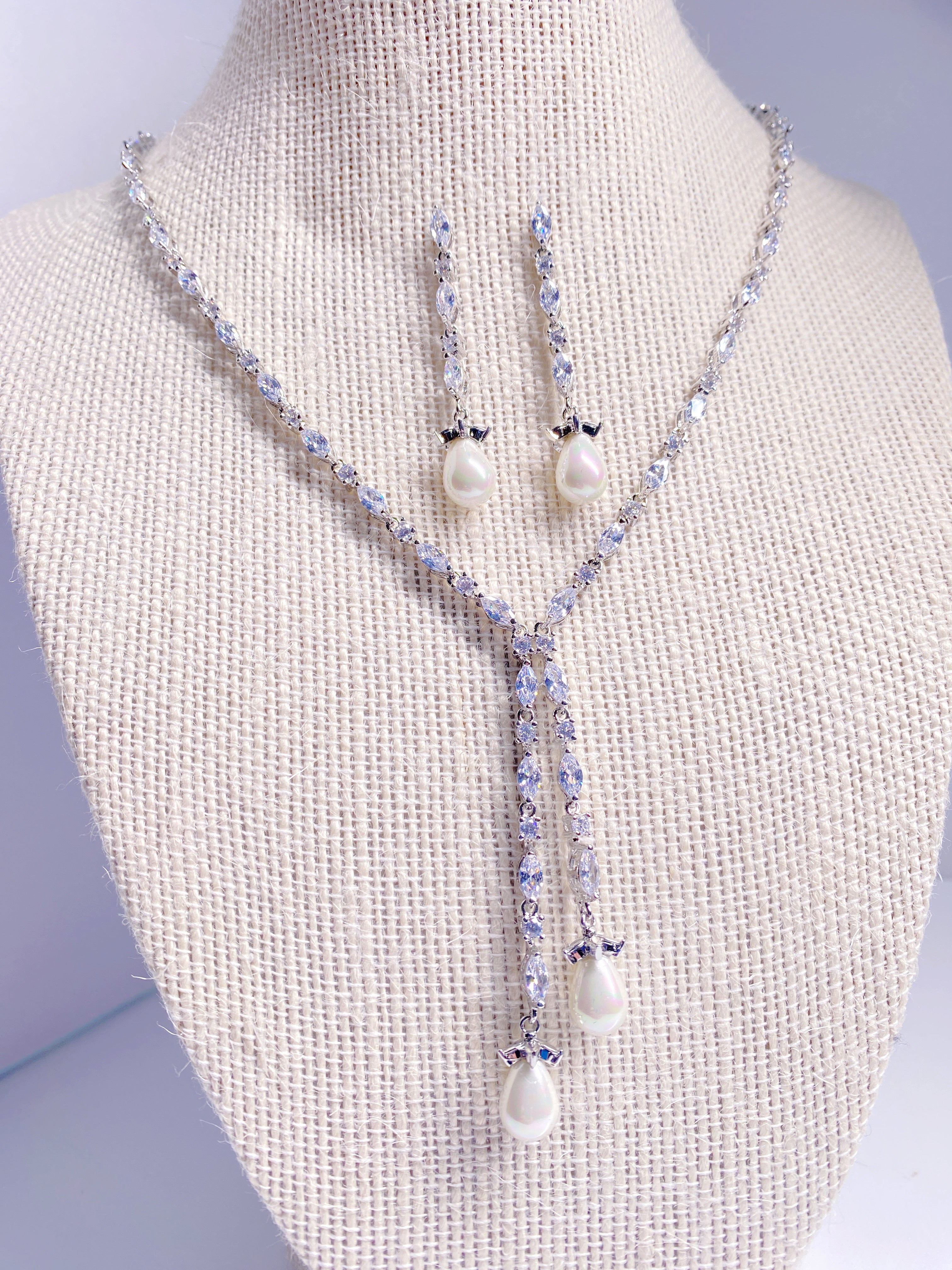 Bridal wedding jewelry set