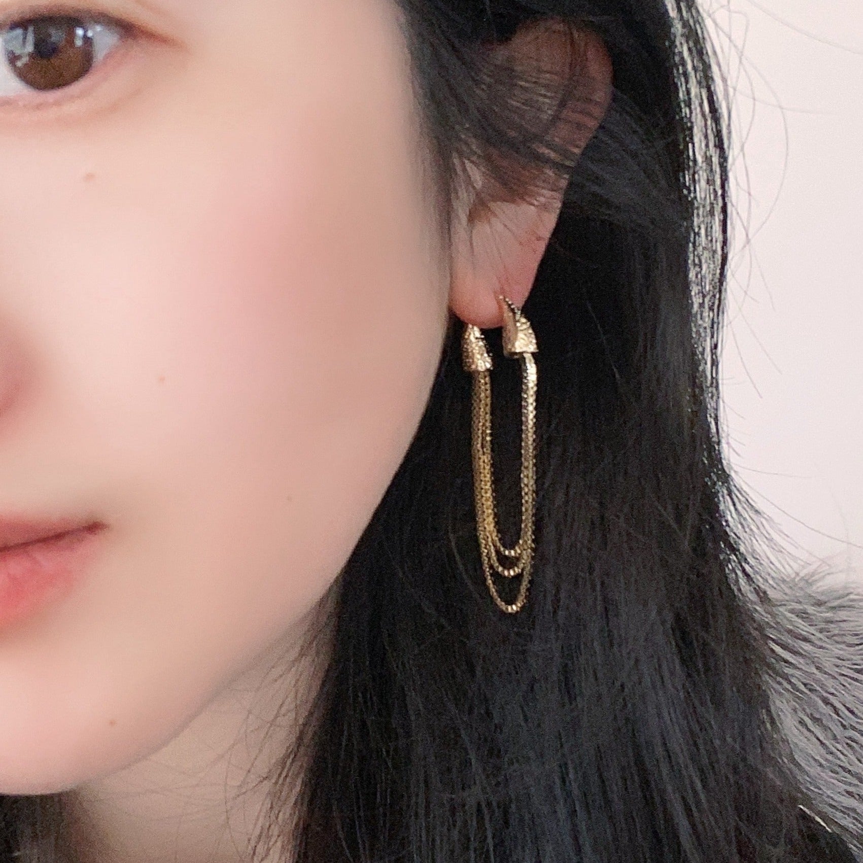 Gilded Glamour -Tassel Earrings