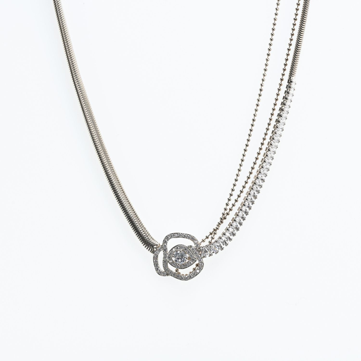 Camellia Blossom Choker Necklace