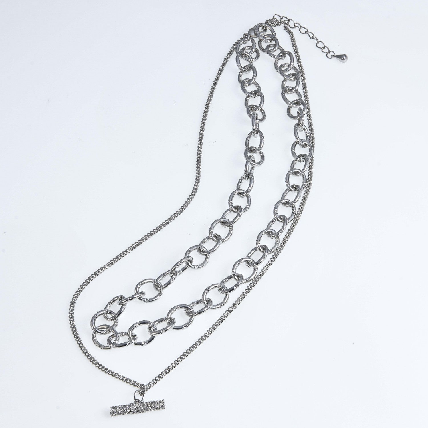 Belcher Chain with Fob Double layer