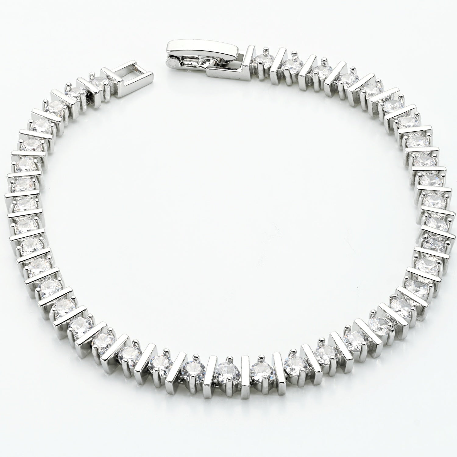Tennis Bracelet with Cubic Zirconia